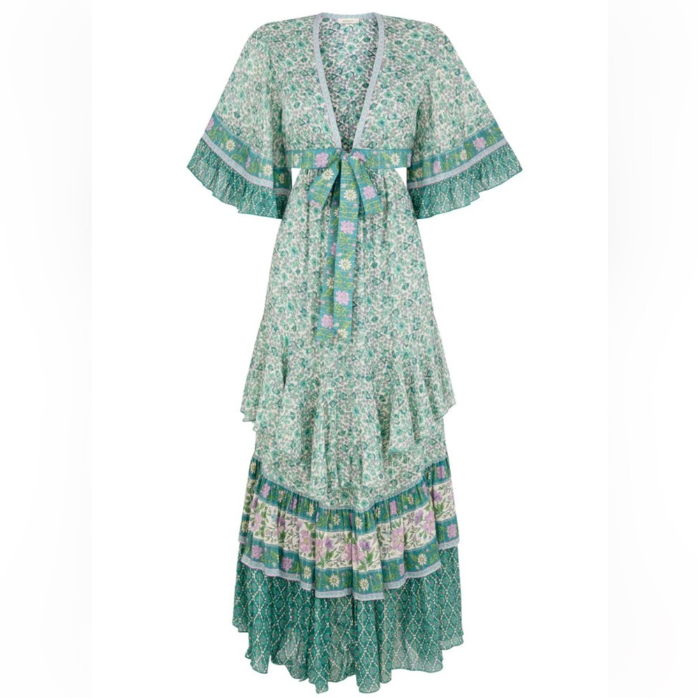 Spell Sienna Bambi Gown Jade - Picture 12 of 14